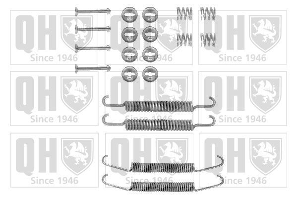 Kit de montaje de zapatas de freno traseras para Seat Marbella  28